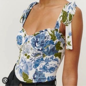 Reformation Fitted Blanca Top
